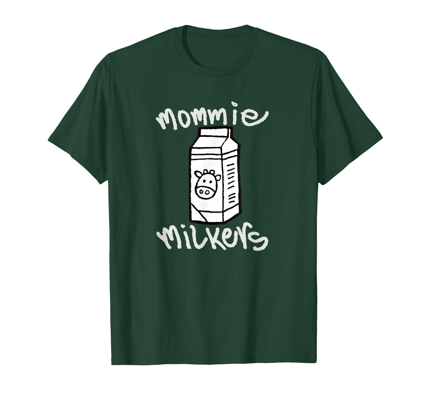 MOMMY MOMMIE MILKERS FUNNY GYM MILK LIFTING HEALTHY NEW MOM T-Shirt