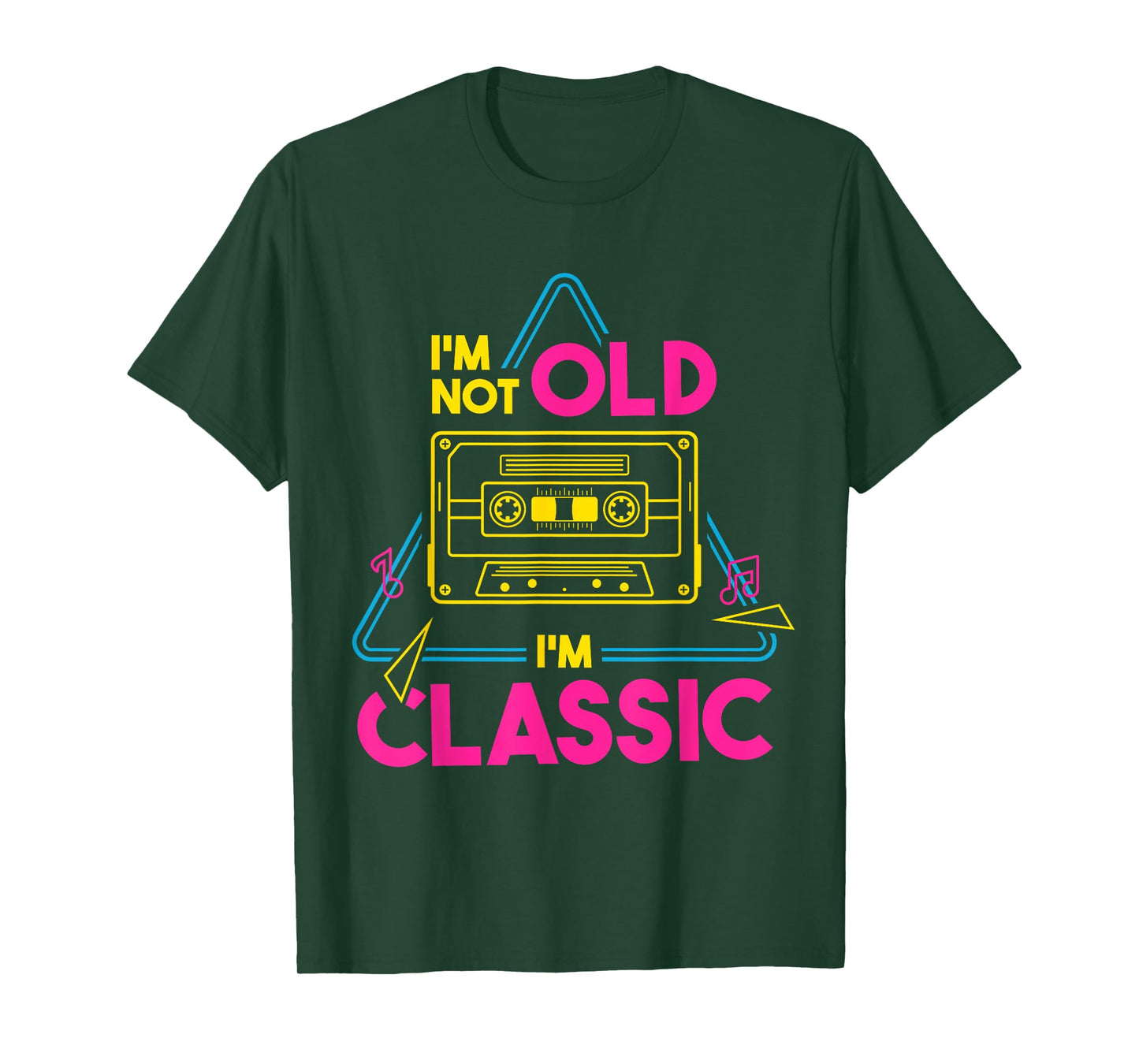 Retired I'm Not Old I'm Classic Cassette Tape - Retirement T-Shirt