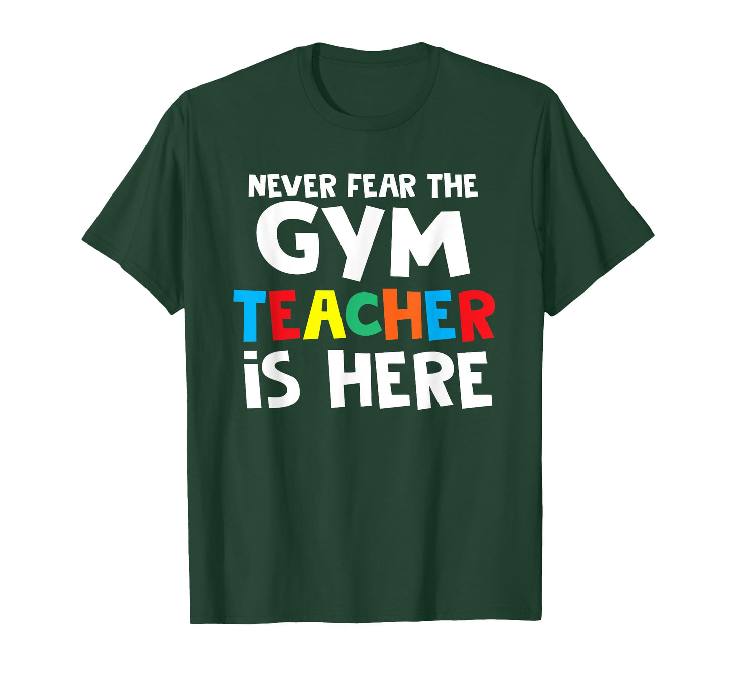 Gym Teacher Back To School Teacher Shirts T-Shirt for Men Women Girls Kids