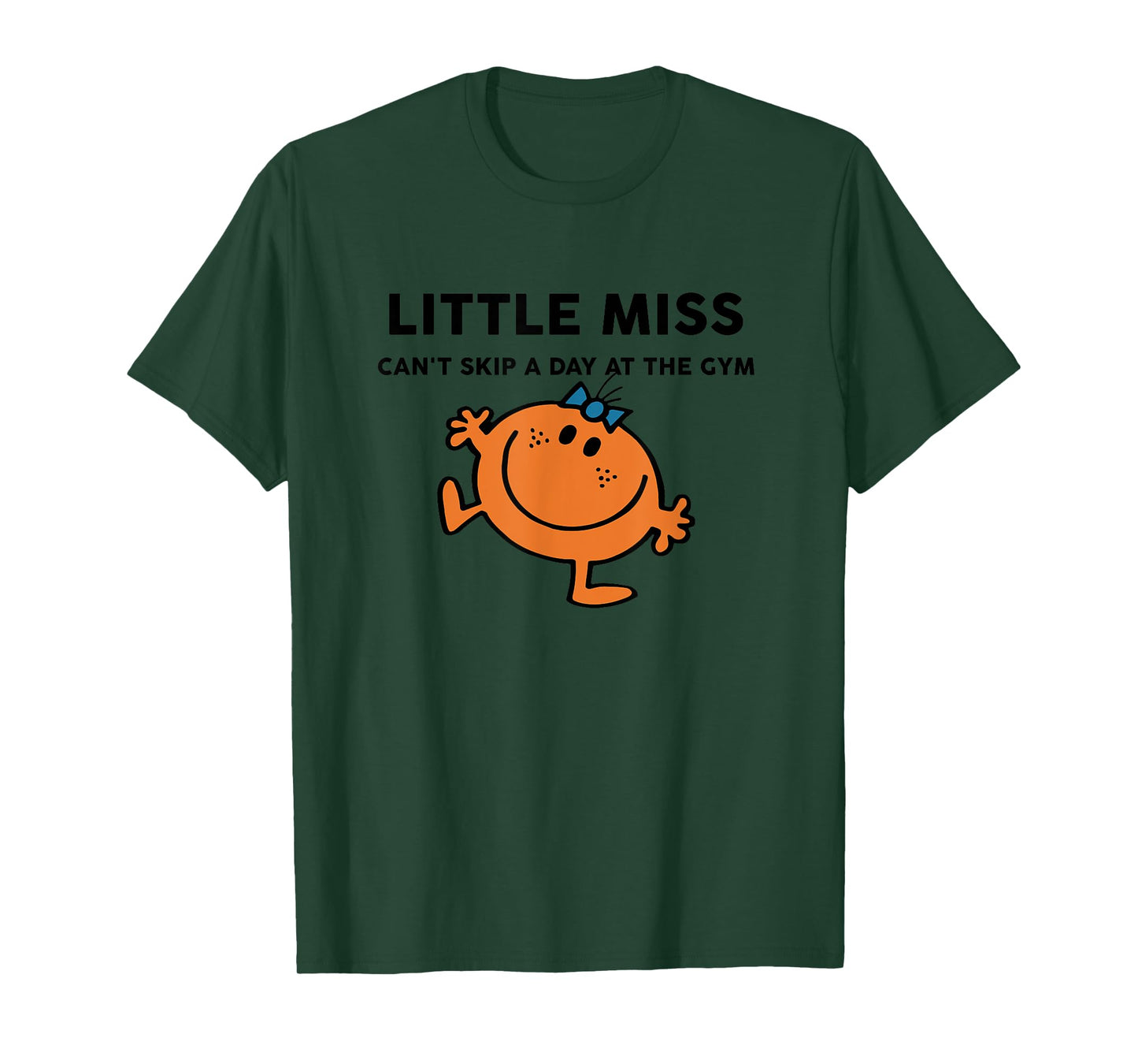 Little miss can't skip a day at the gym Funny Design T-Shirt