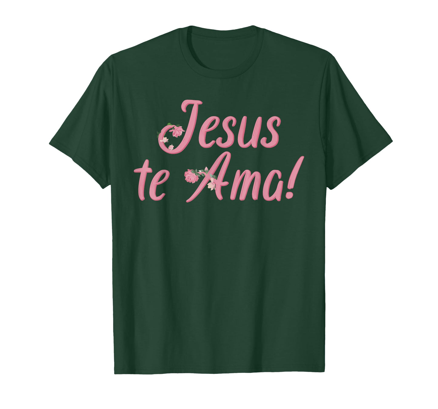 Camisetas Cristianas en espanol Frases Biblia Jesus Te Ama T-Shirt