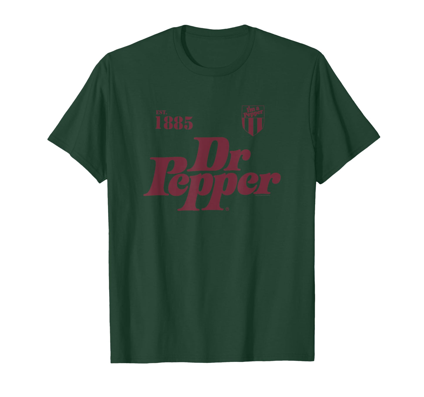 Dr. Pepper Est. 1885 I'm A Pepper Vintage Patch Logo T-Shirt
