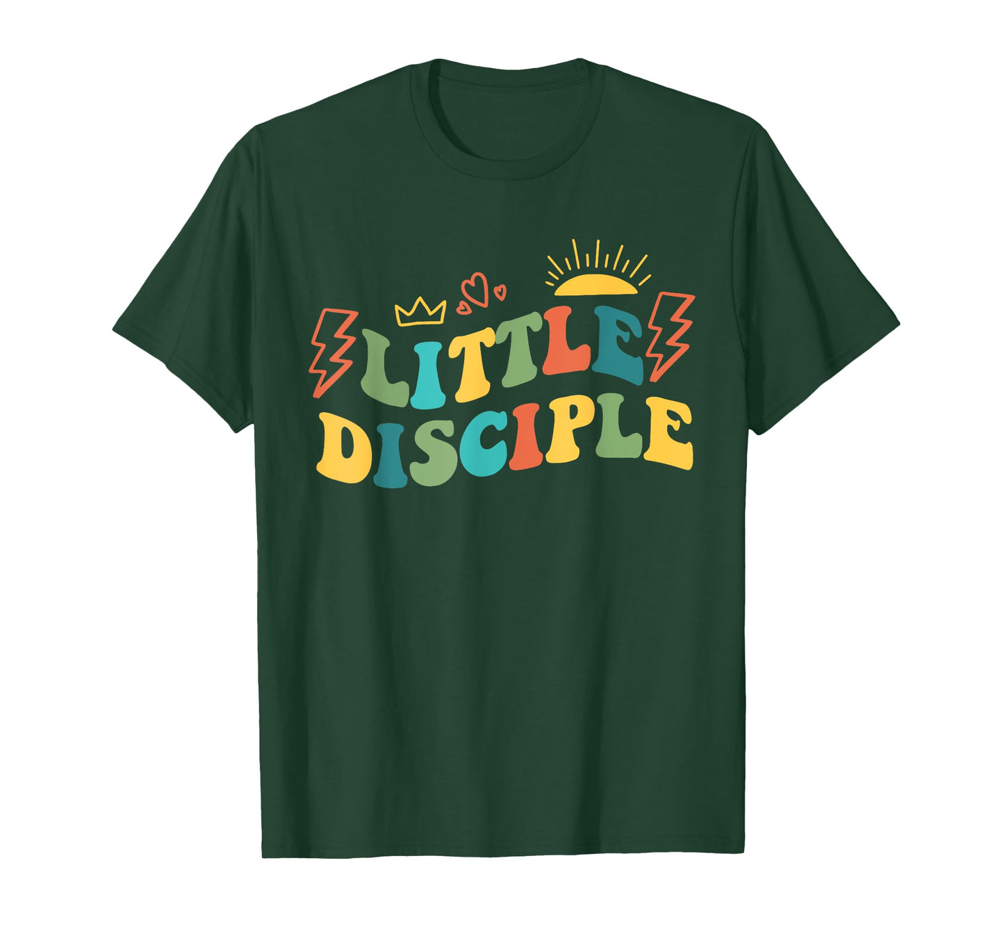 Little Disciple Kids Christian Toddler Religious Youth Jesus T-Shirt