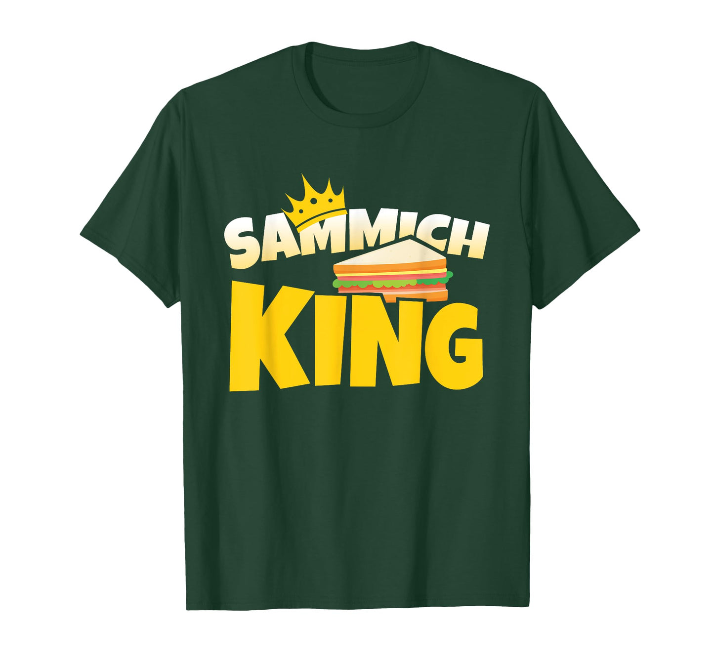 Sammich King Sub Sandwich Lover Master Artist Food T-Shirt