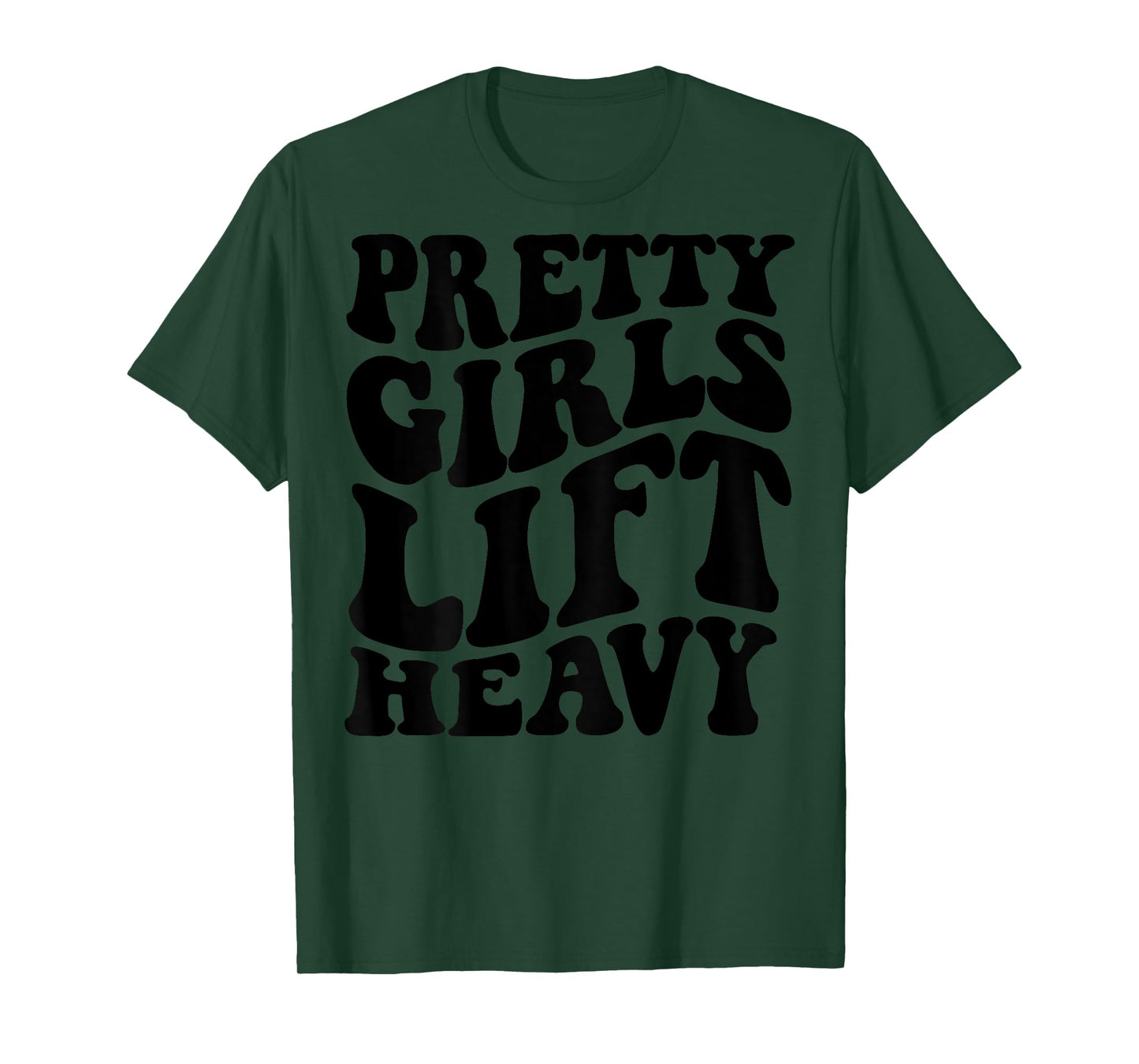 Pretty Girls Lift Heavy Funny Gym Lover Vintage Workout T-Shirt