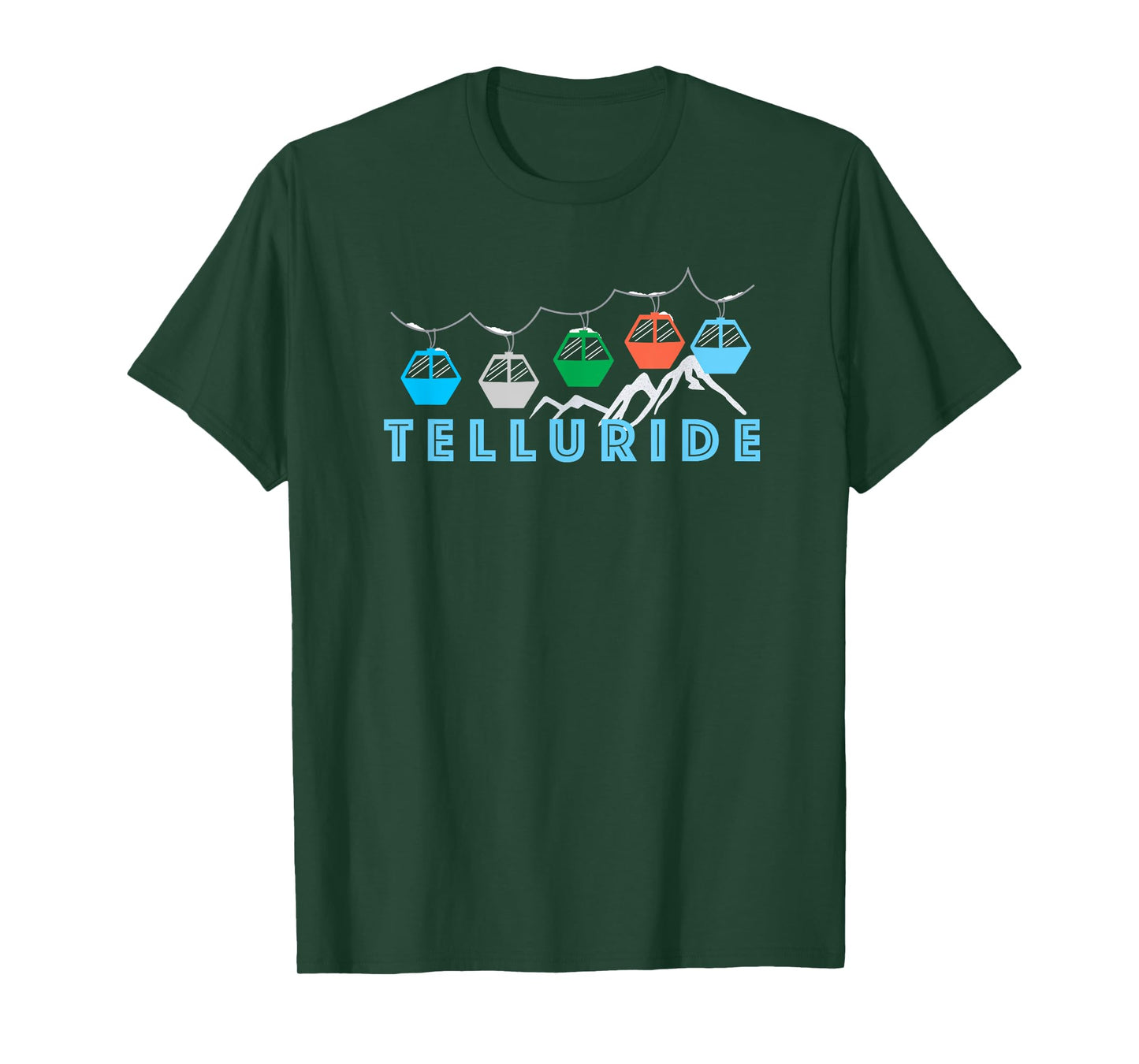 Telluride Ski Mountain Gondola - Telluride, Colorado T-Shirt