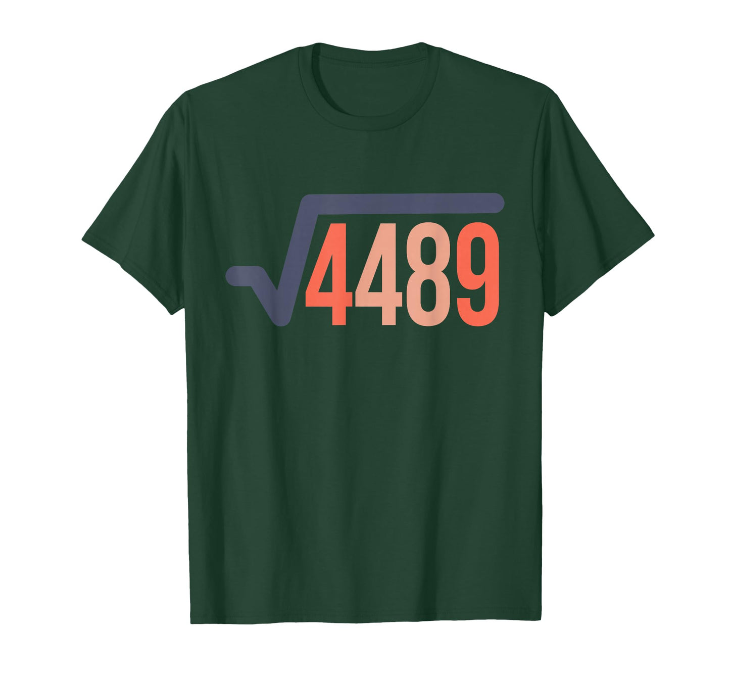67 Vintage Funny Meme Square Root 4489 Slang Math T-Shirt
