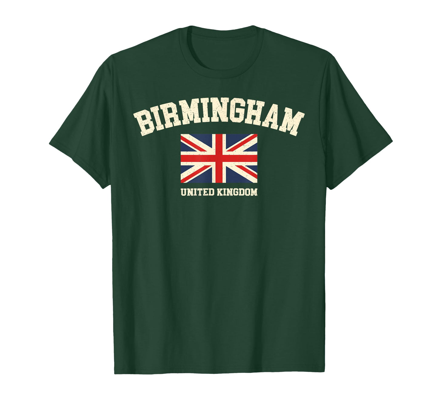 Vintage Birmingham England United Kingdom Souvenir Retro T-Shirt