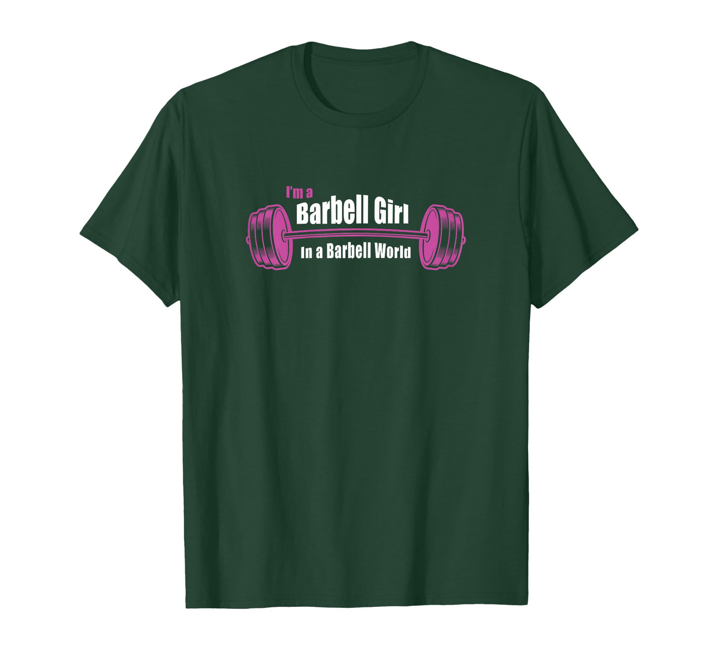 Barbell Girl Strength Training - Funny Workout T-Shirt