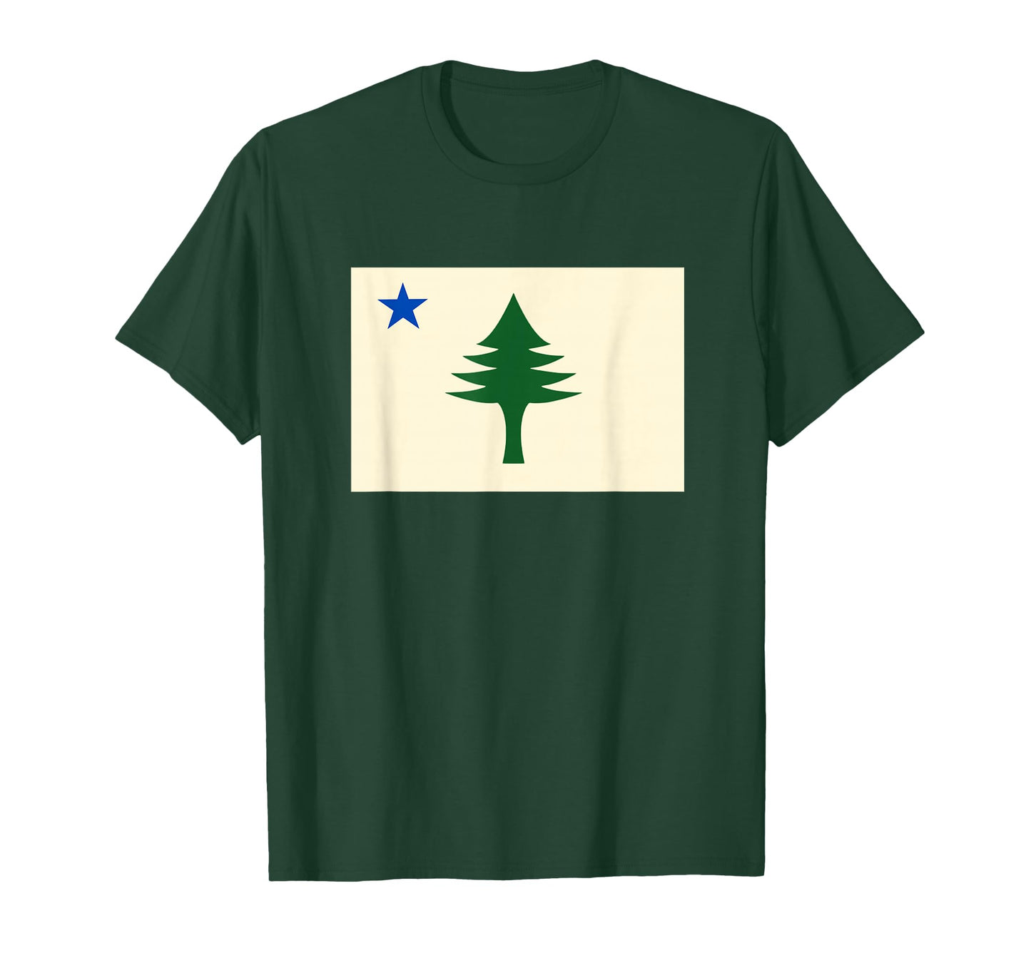 Flag of Maine Shirt 1901 Maine State Flag Pine Tree State T-Shirt