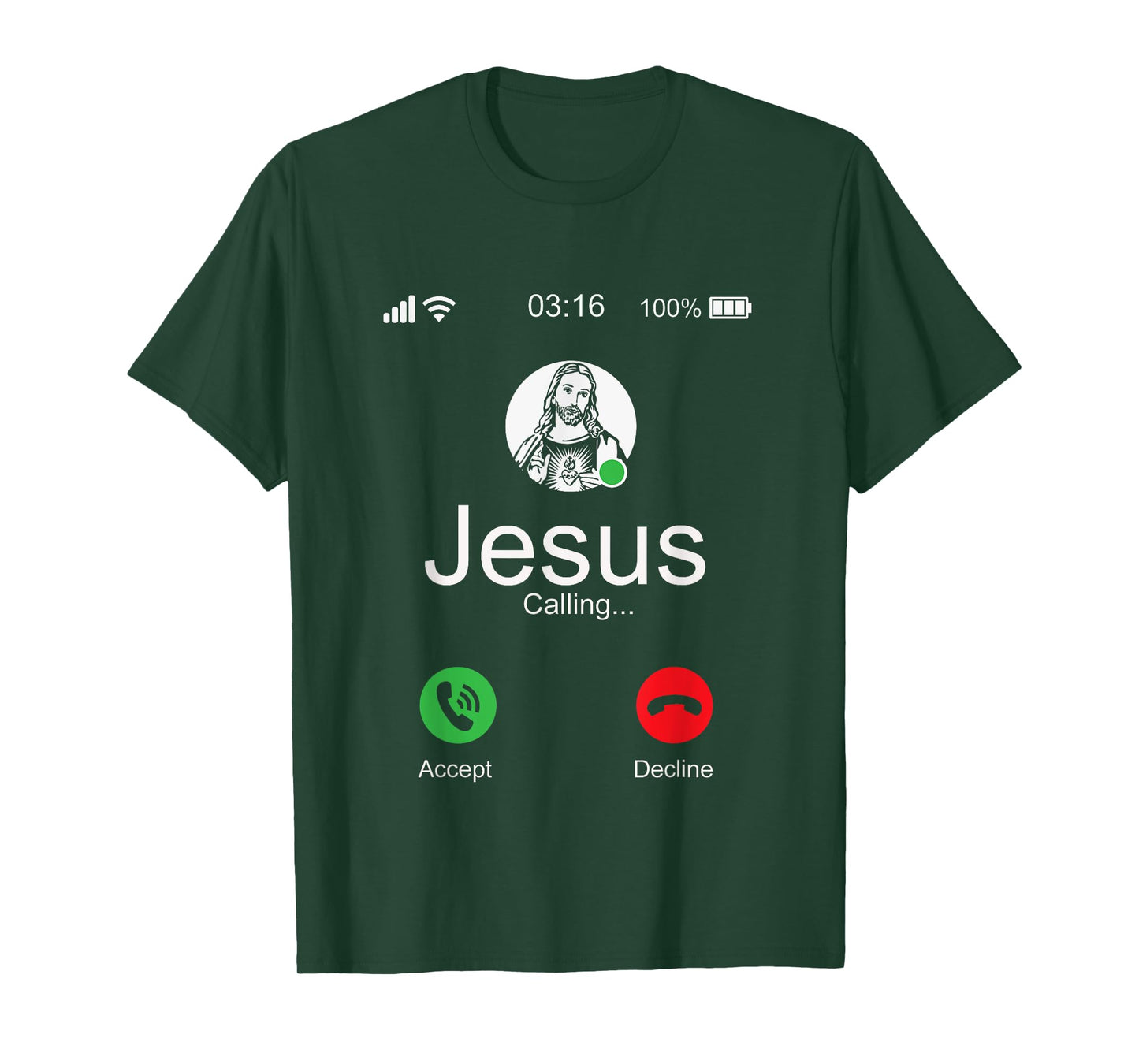 Jesus Is Calling - Christian T T-Shirt