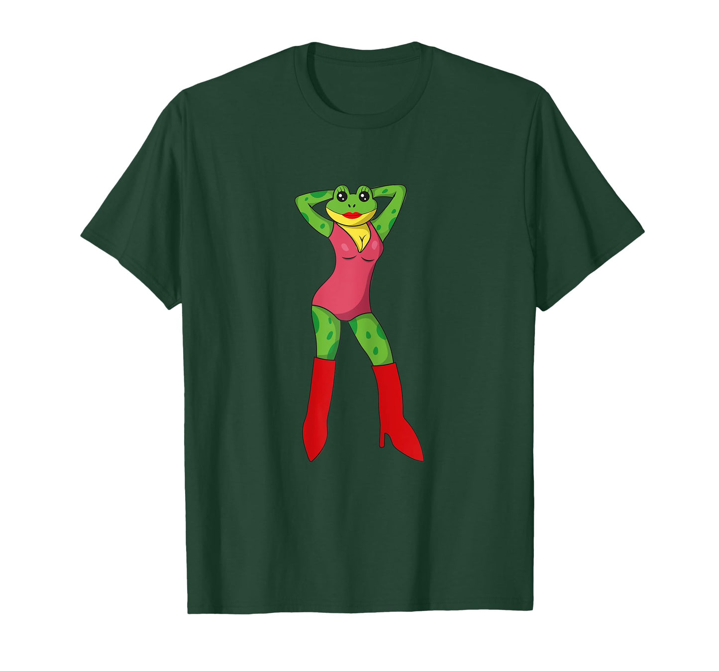 Womens Stripper Frog, Sexy Girl, Lesbian Frog, Sexy Frog T-Shirt