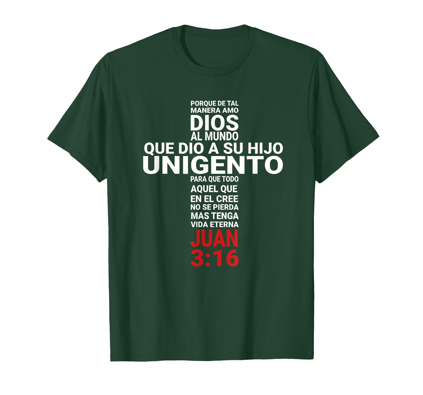 Juan 3:16 John Playera Camisa T-Shirt