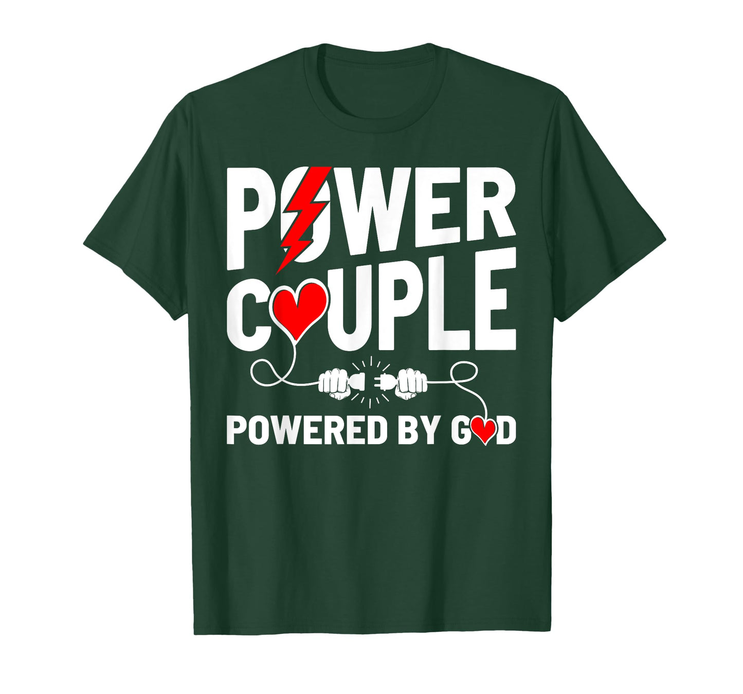 Christian Couple Matching Christ Jesus Faith Fan Believer T-Shirt