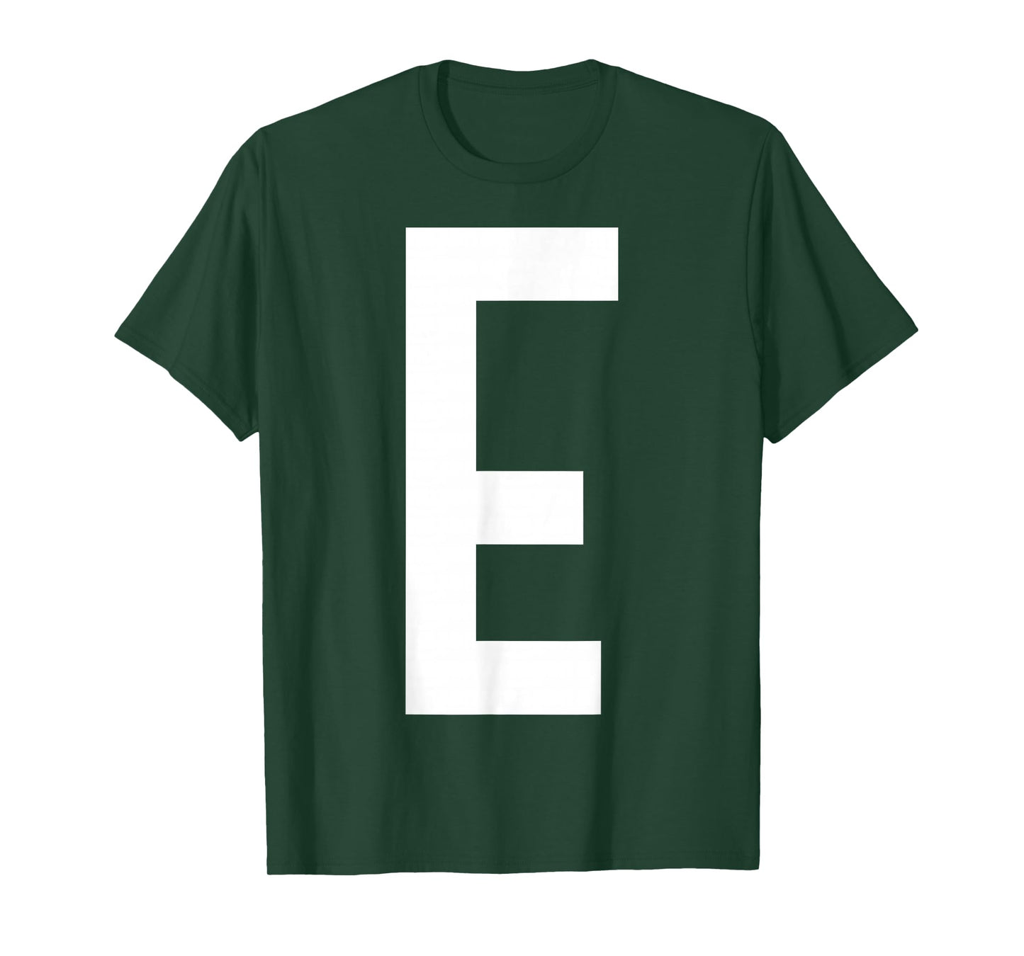 Letter E Funny Group Matching Christmas Costume 2025 Family T-Shirt