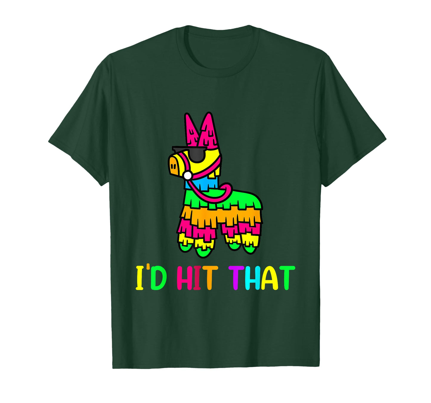 I'd Hit That Cool Cinco de mayo Pinata Cartoon Anime Graphic T-Shirt