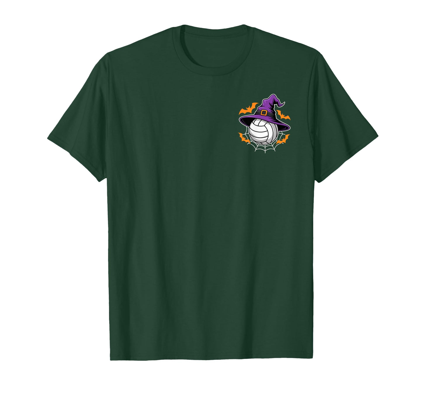 No Visible Text Detected Volleyball Witch Spooky Halloween T-Shirt