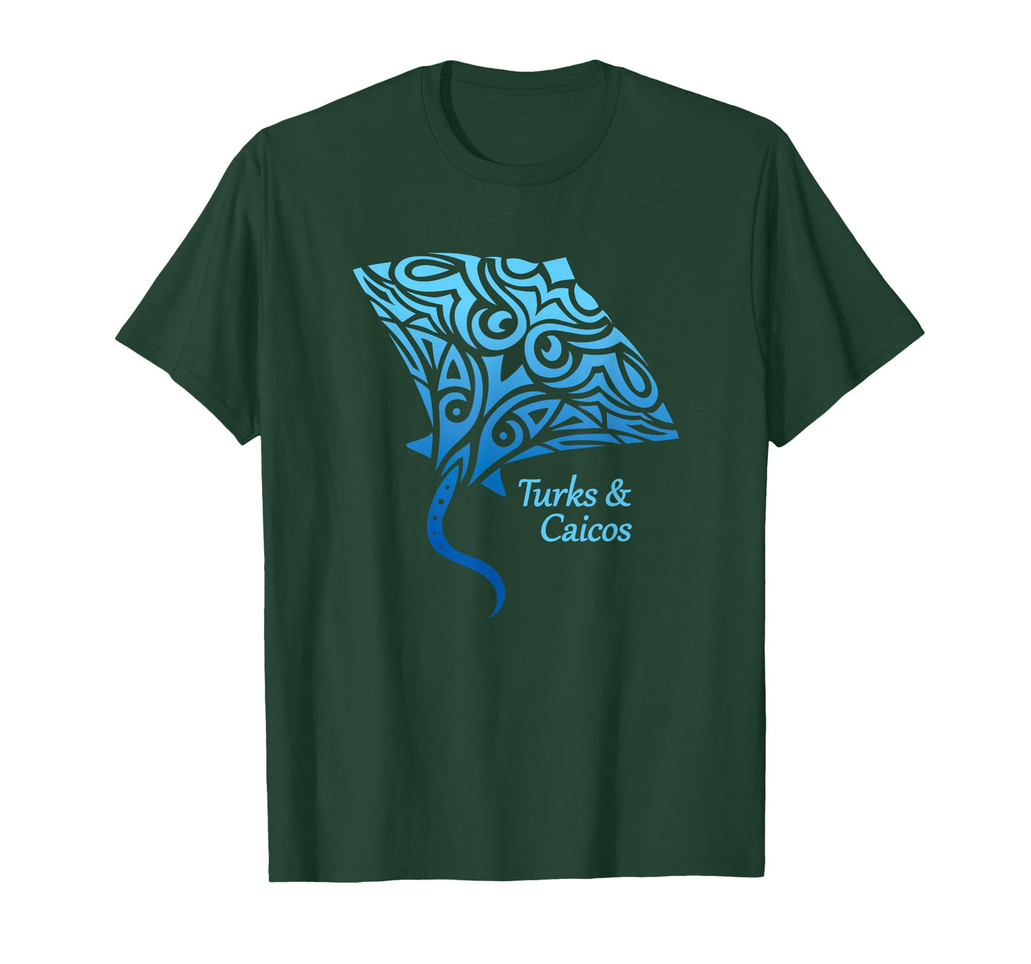 Turks and Caicos Islands Stingray Mens Womens 2024 Vacation T-Shirt