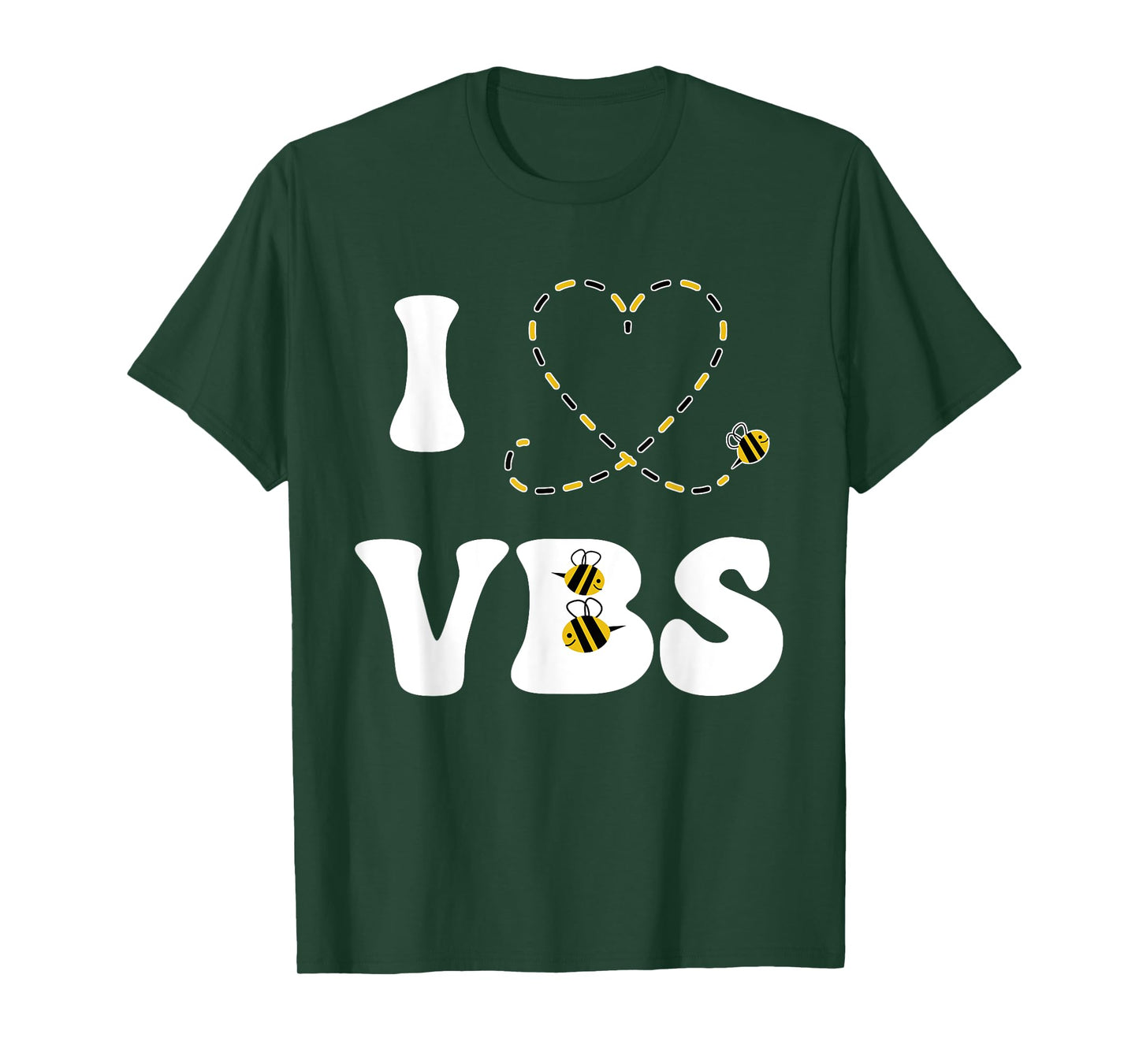 I Love VBS 2025 Vacation Bible School Bumble Bee VBS Team T-Shirt
