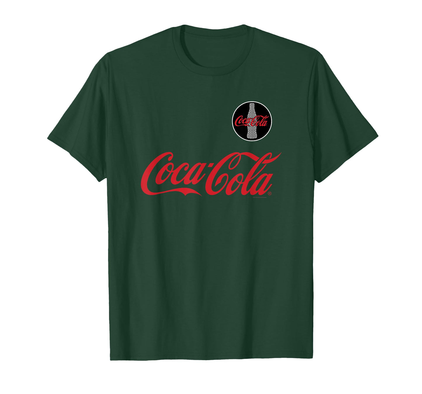 Coca-Cola Vintage Checkerboard Faux Patch T-Shirt