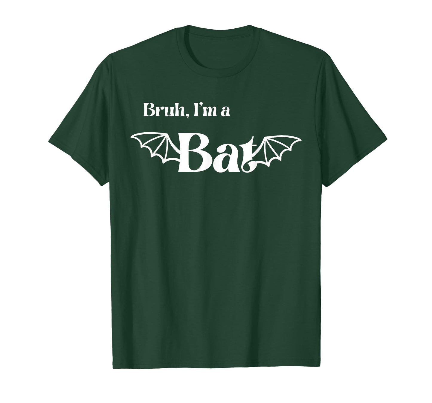Bruh I’m A Bat Halloween Funny Group Costume Matching T-Shirt