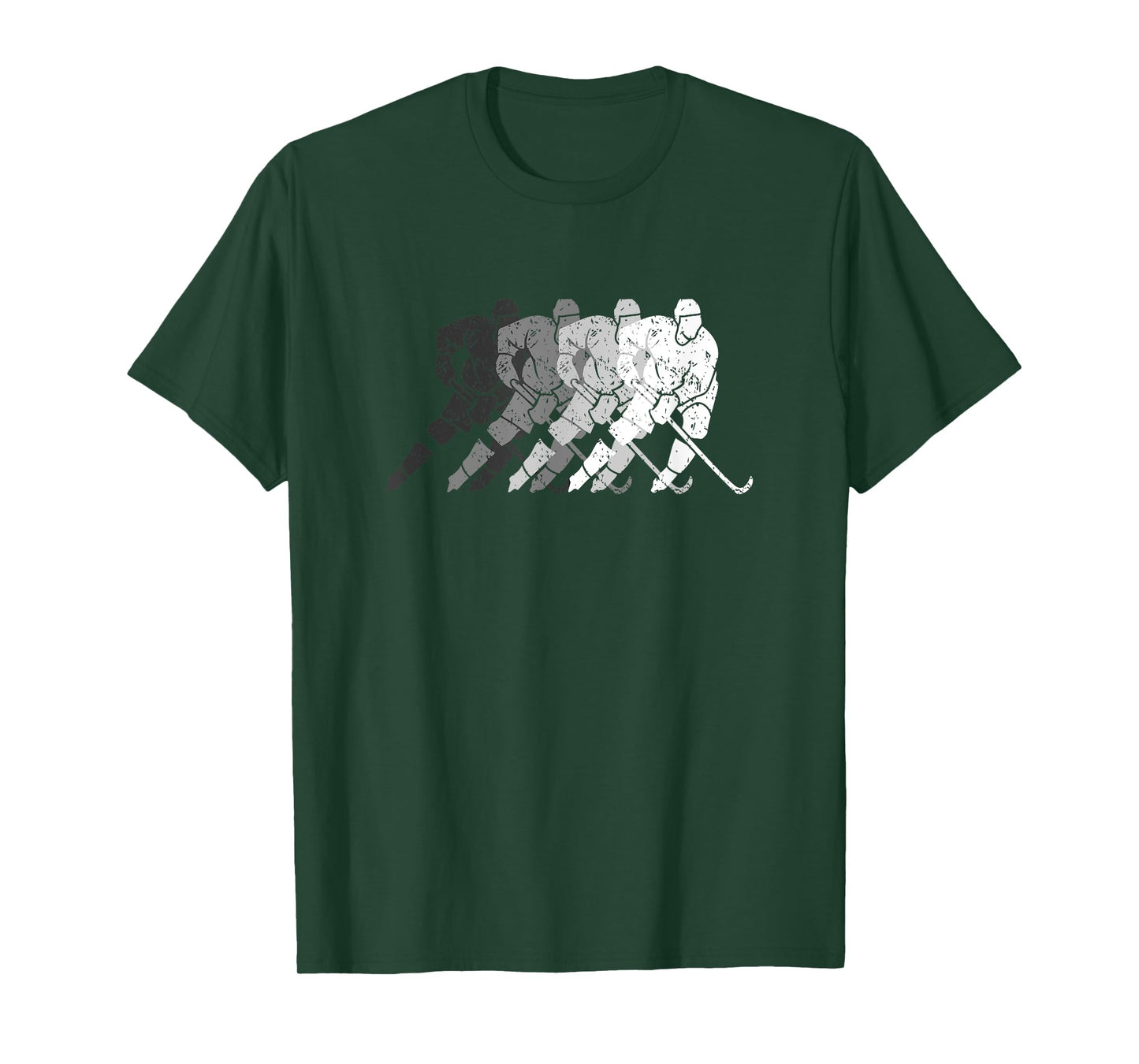 Vintage Hockey Player Gift For Kids Men Women Wintersport T-Shirt