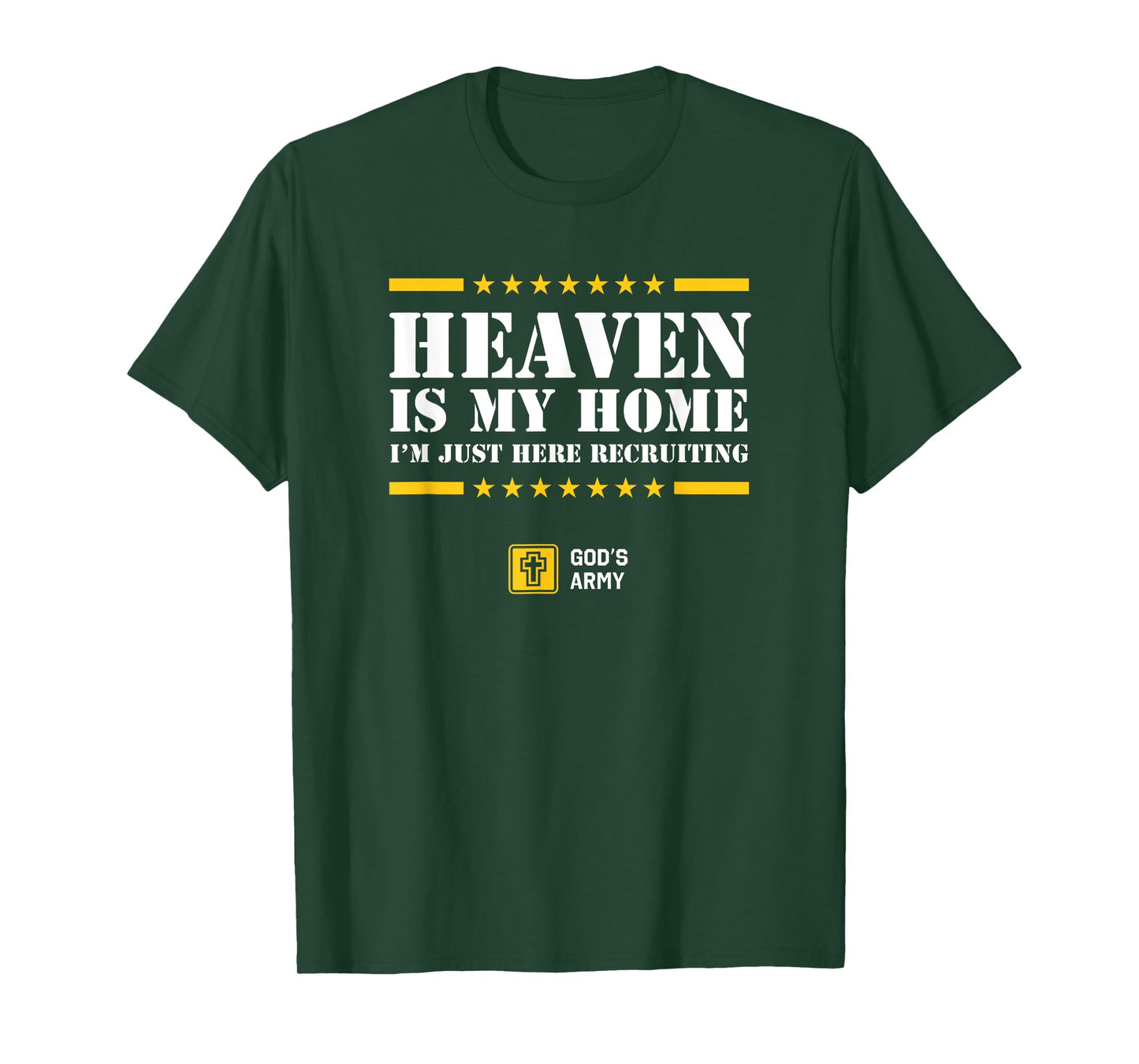 Christian Shirt - Heaven is My Home - Jesus Eternal Life T-Shirt