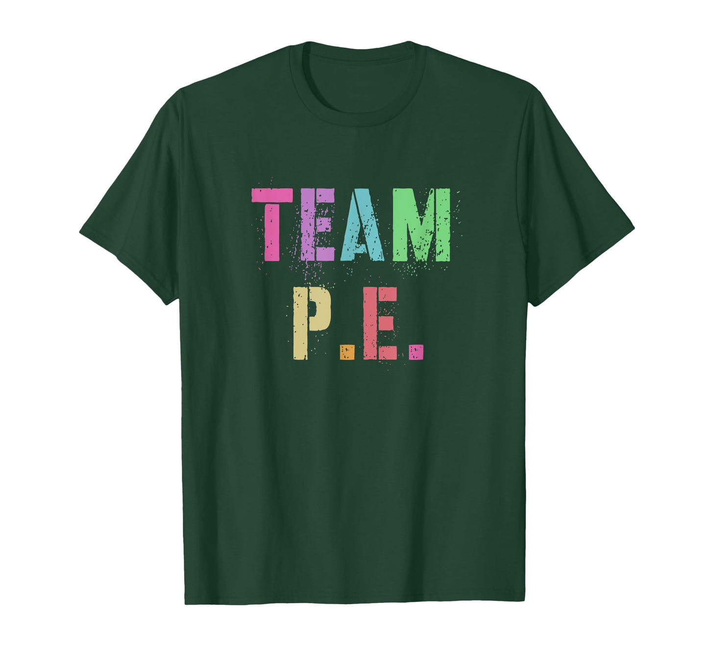 TEAM P.E Physical Education Team Kids Gym Crew PE Teacher T-Shirt