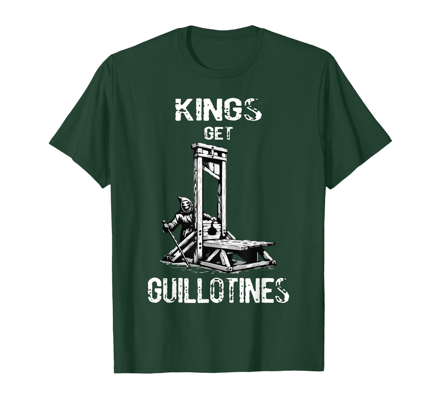 Funny Kings Get Guillotines Kings day Kings vintage T-Shirt