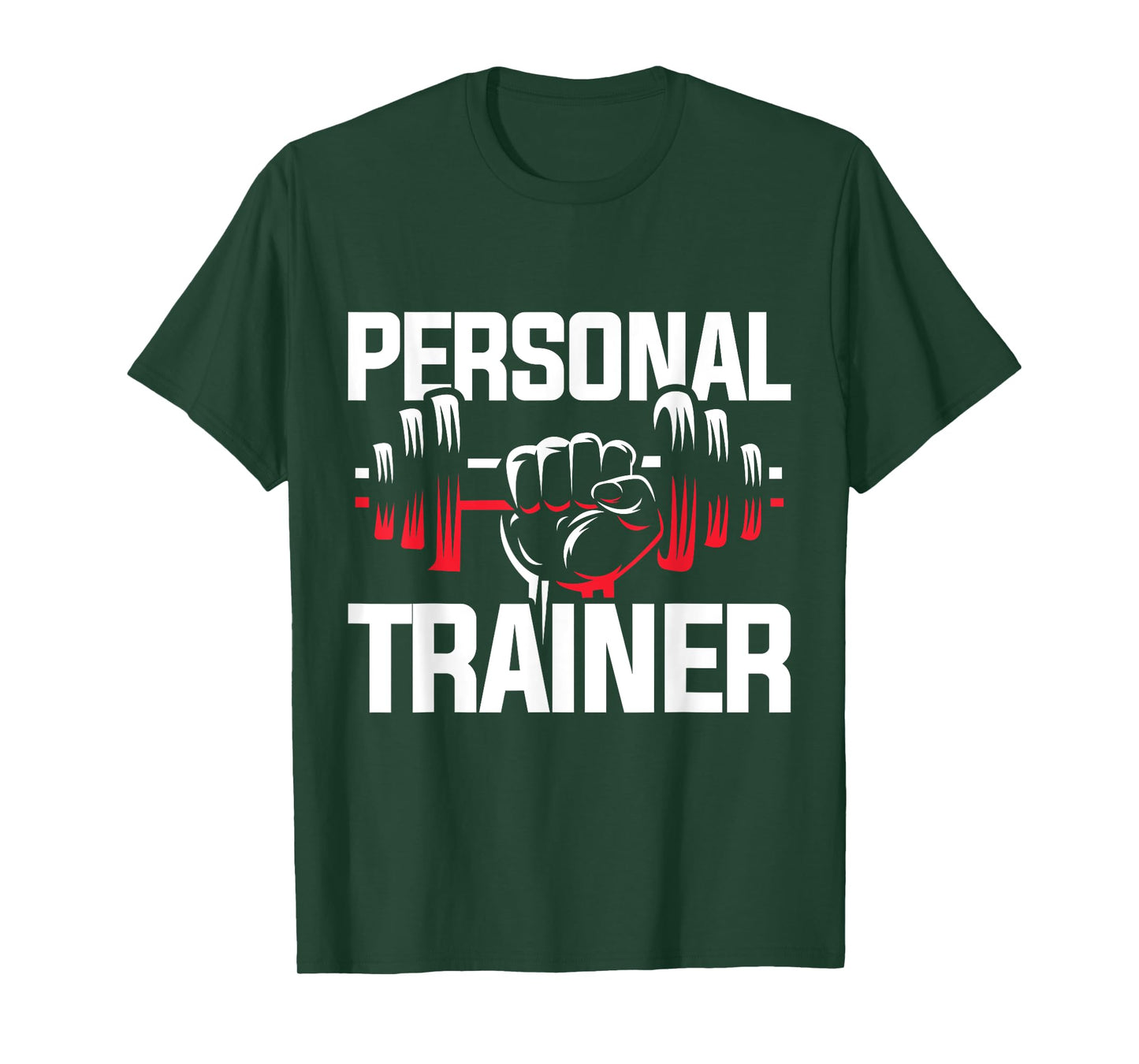 Workout Gift Dumbbell Personal Trainer T-Shirt
