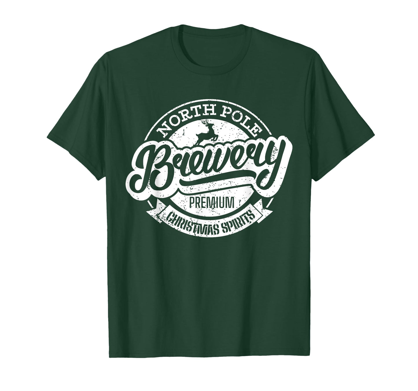 Funny Family Christmas North Pole Brewery Cute Xmas Holiday T-Shirt