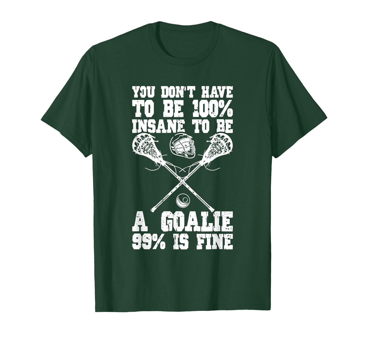 Lacrosse Goalie Lax Goalkeeper Funny Lacrosse Player T-Shirt