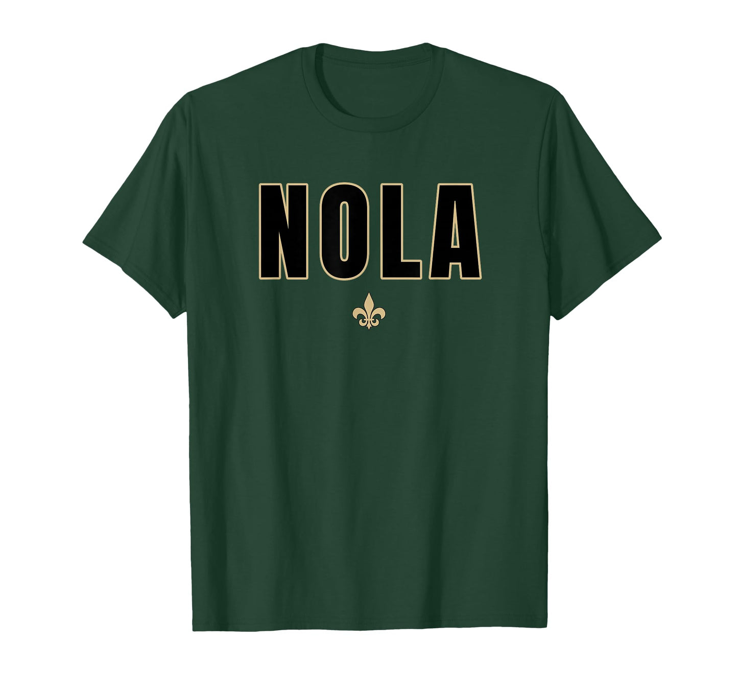 NOLA Apparel for Locals or Tourist that Love City Unisex Classic Fit Black Polycotton T-Shirt