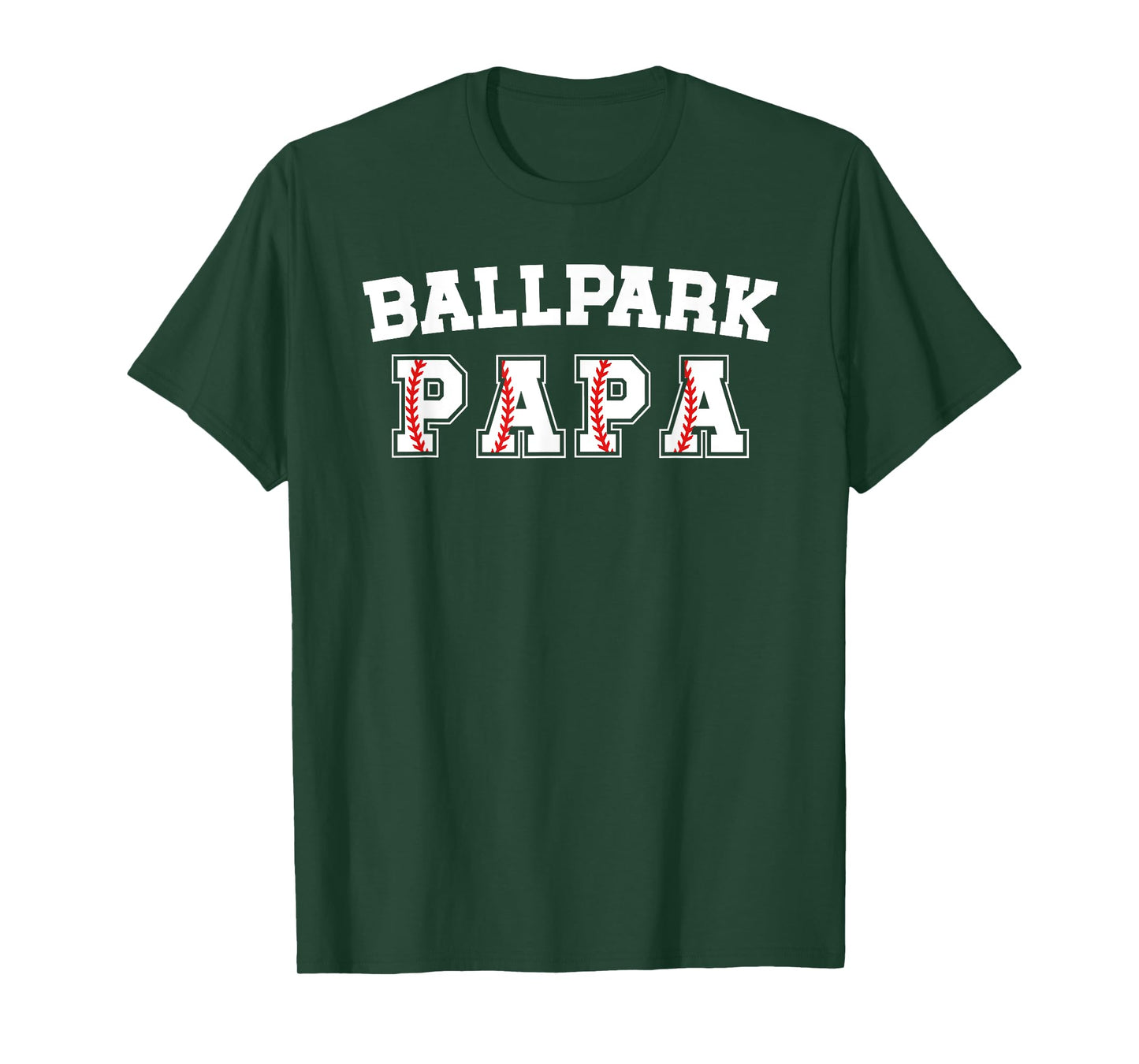 Ballpark Papa Baseball Papa Of A Baseball Player Papa T-Shirt