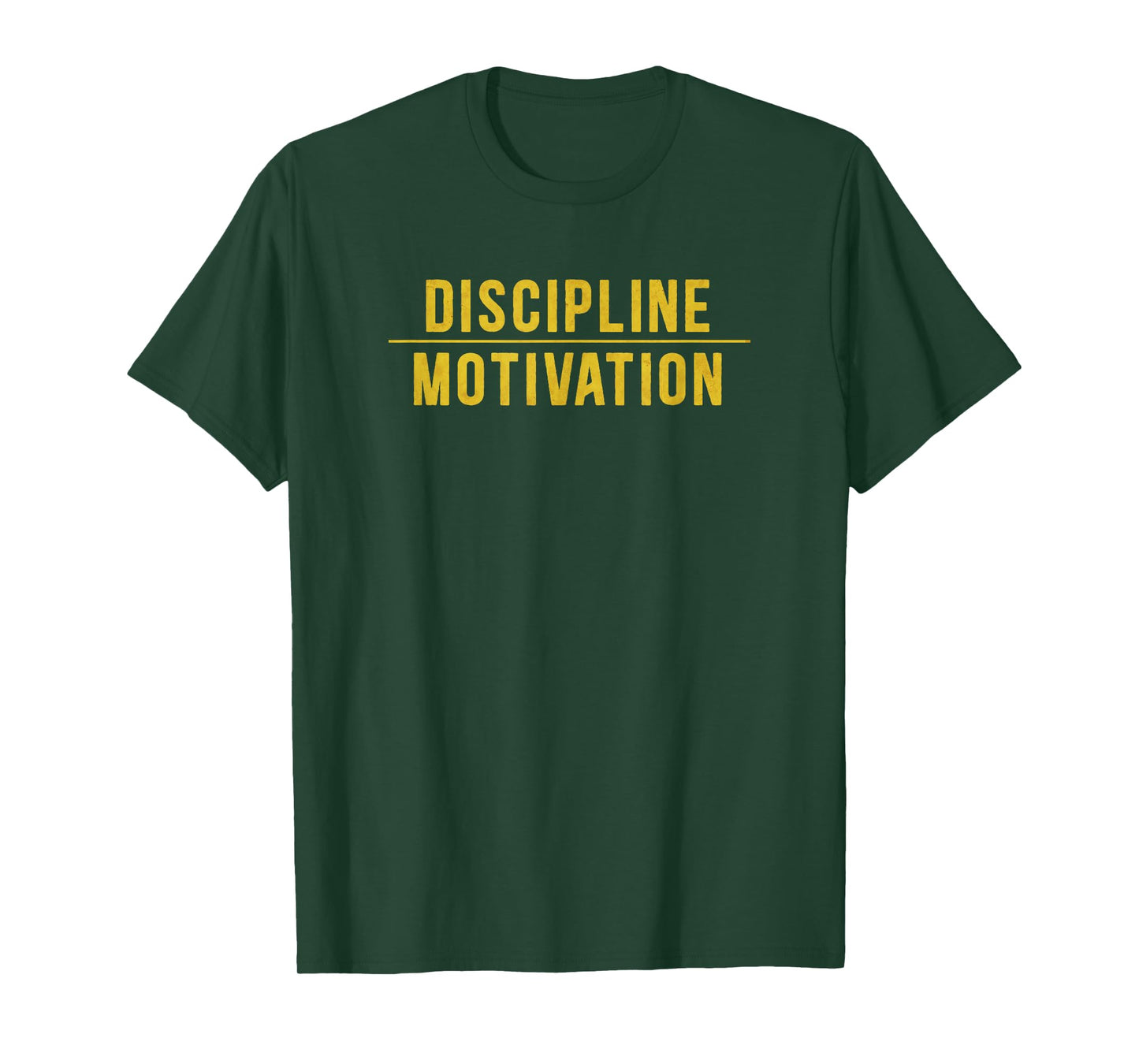 Discipline Over Motivation Gym Workout Hustle Muscle Sport T-Shirt