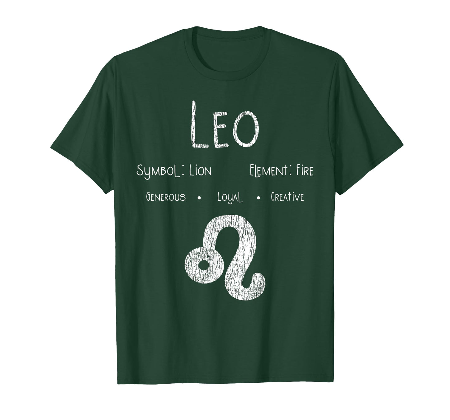Vintage Leo Birthday Horoscope Zodiac Sign Astrology Bday T-Shirt