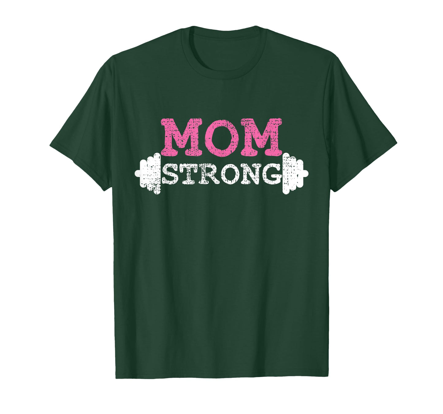 Mom Strong Mother Mama Fitness Bodybuilding Weightlifting T-Shirt