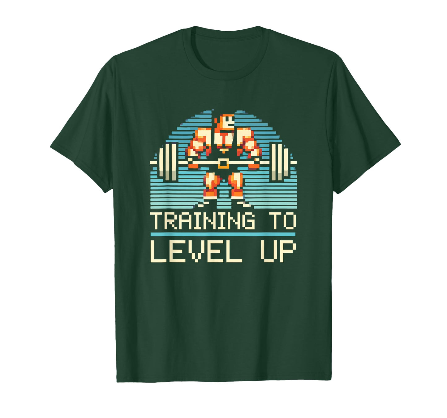 Level Up Video Game Gamer Gym Workout Gaming Fitness Lifting T-Shirt