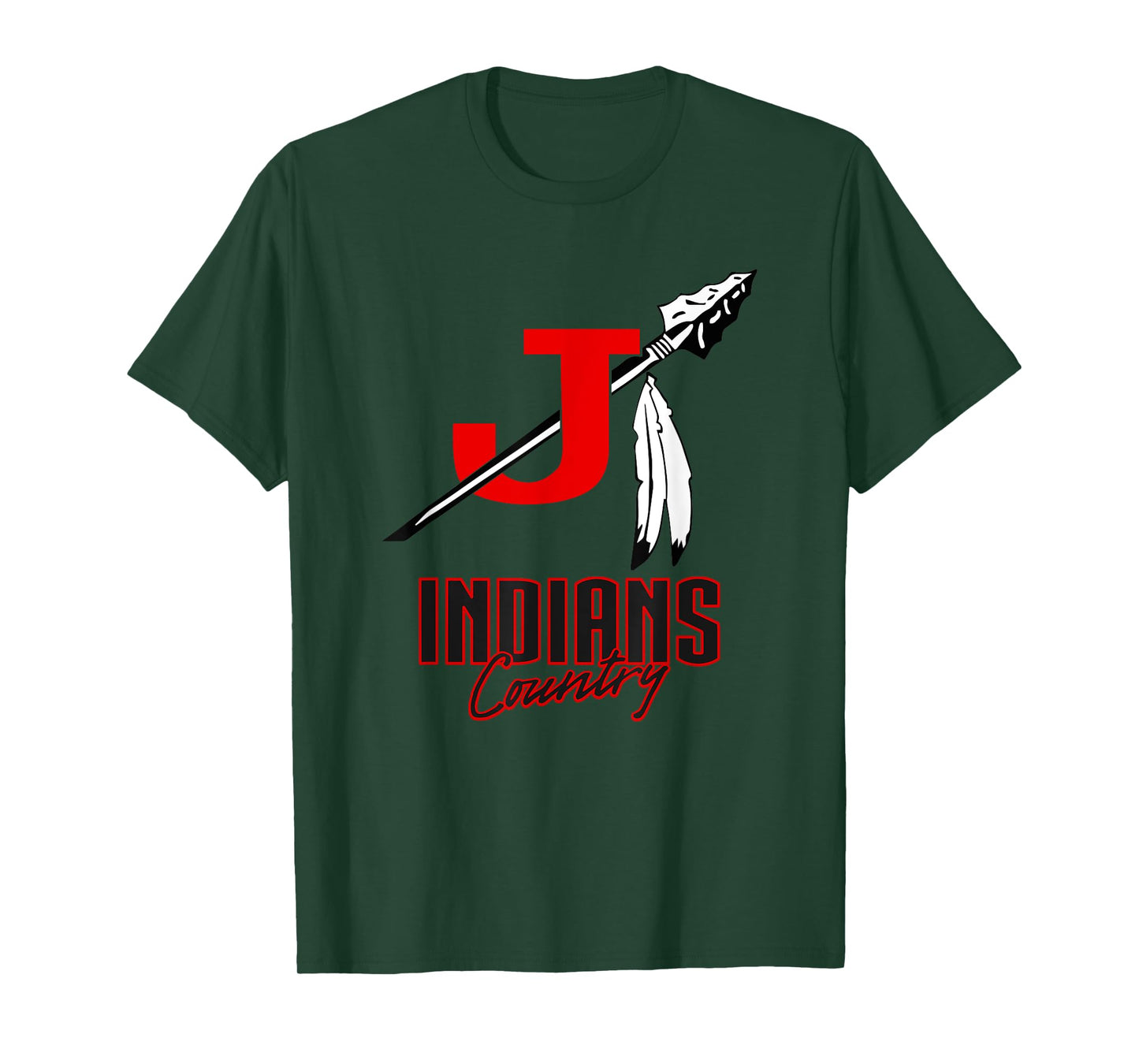 Jackson Indians Logo Country HS T-Shirt