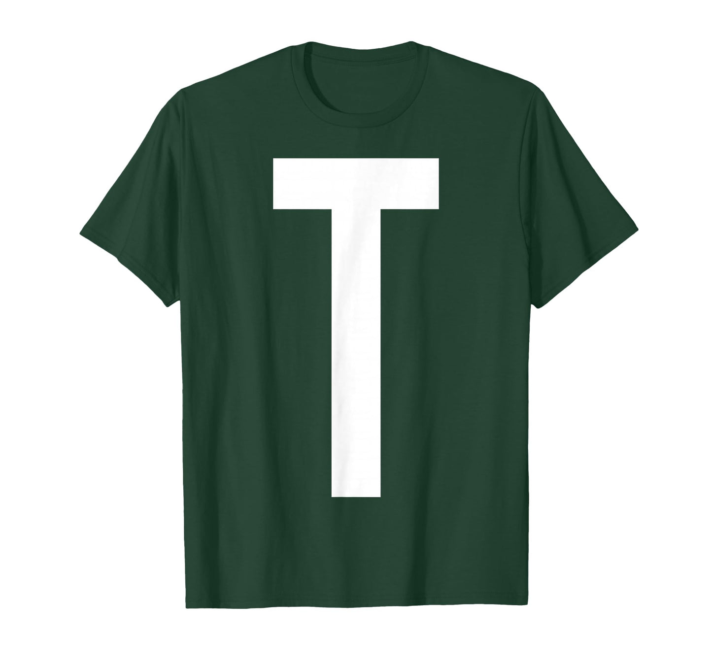Letter T Funny Group Matching Christmas Costume 2025 Family T-Shirt