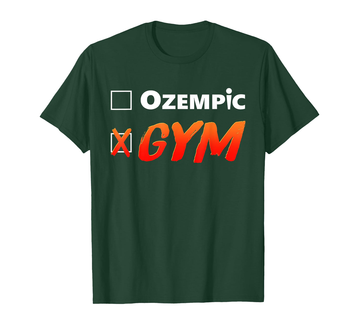 Ozempic Gym Funny Design T-Shirt