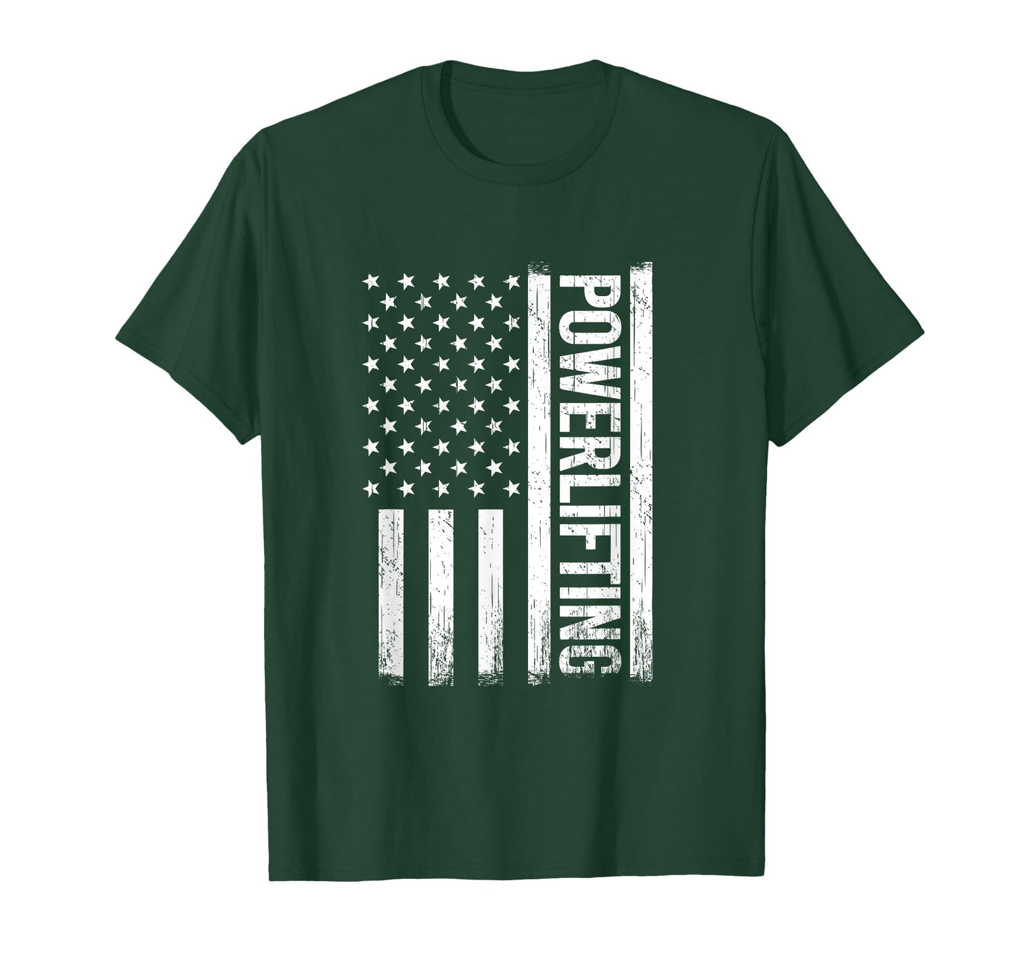 USA gym powerlifter powerlifting weightlifting for women T-Shirt