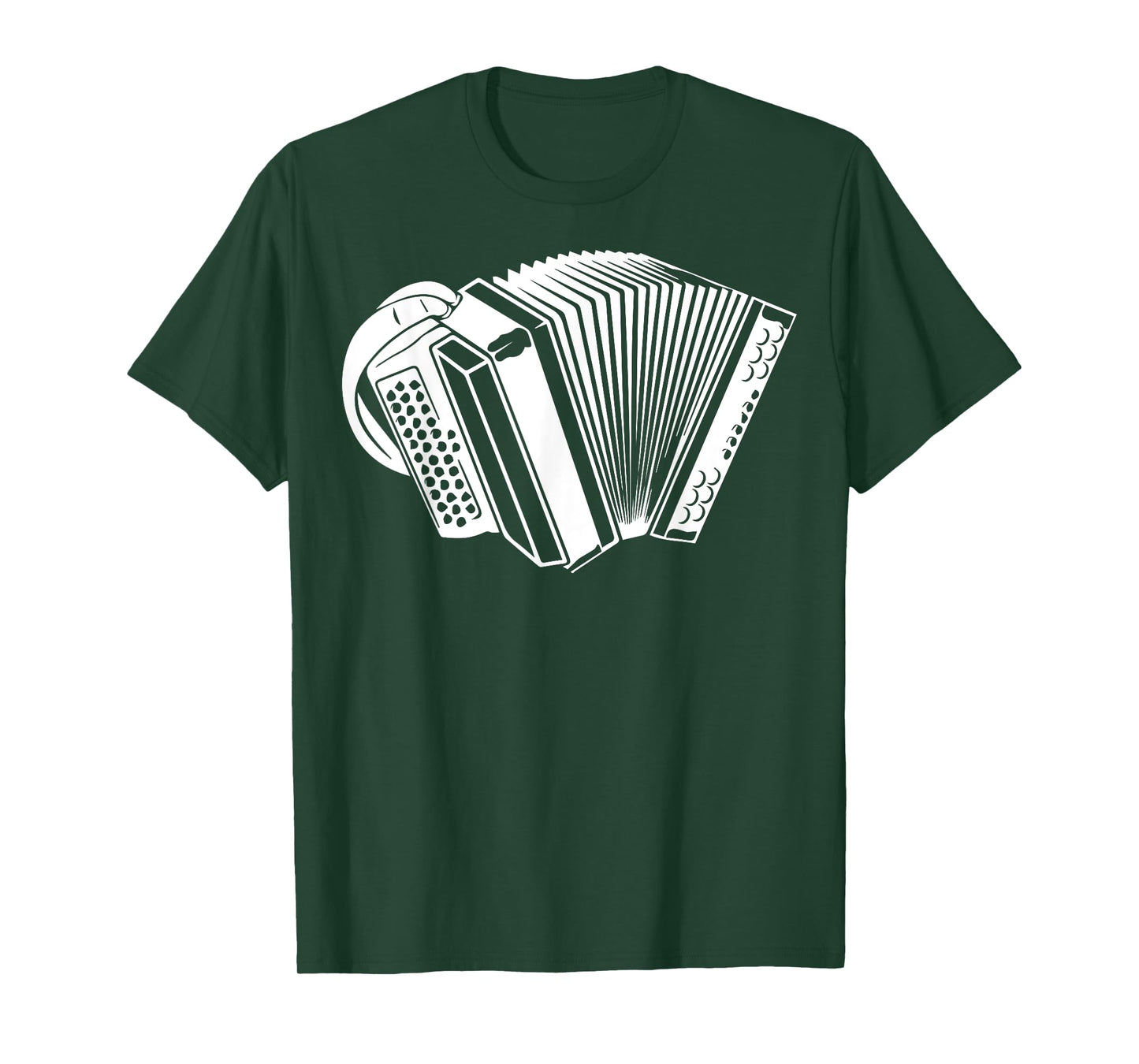 Graphic Accordion Instrument Men Women Hobby Learn Musician T-Shirt