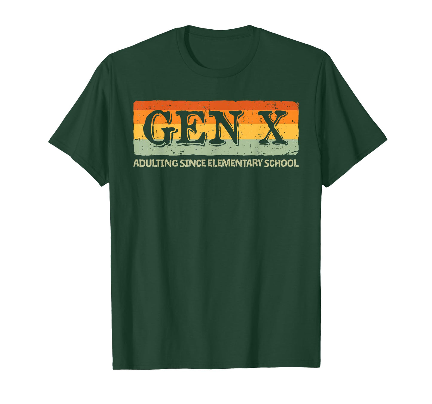 Gen X Adulting Since Elementary School T-Shirt