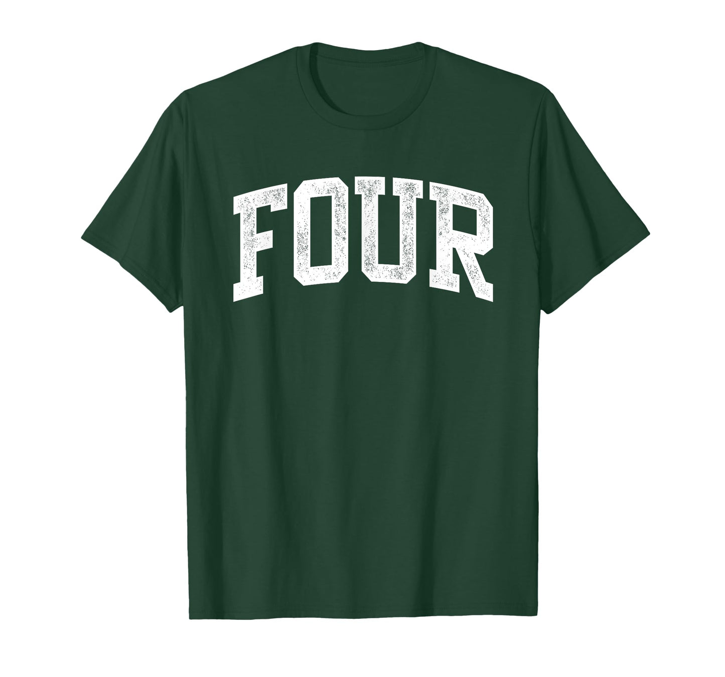 Four Minimalist 4th Birthday Design 4-Year-Old T-Shirt