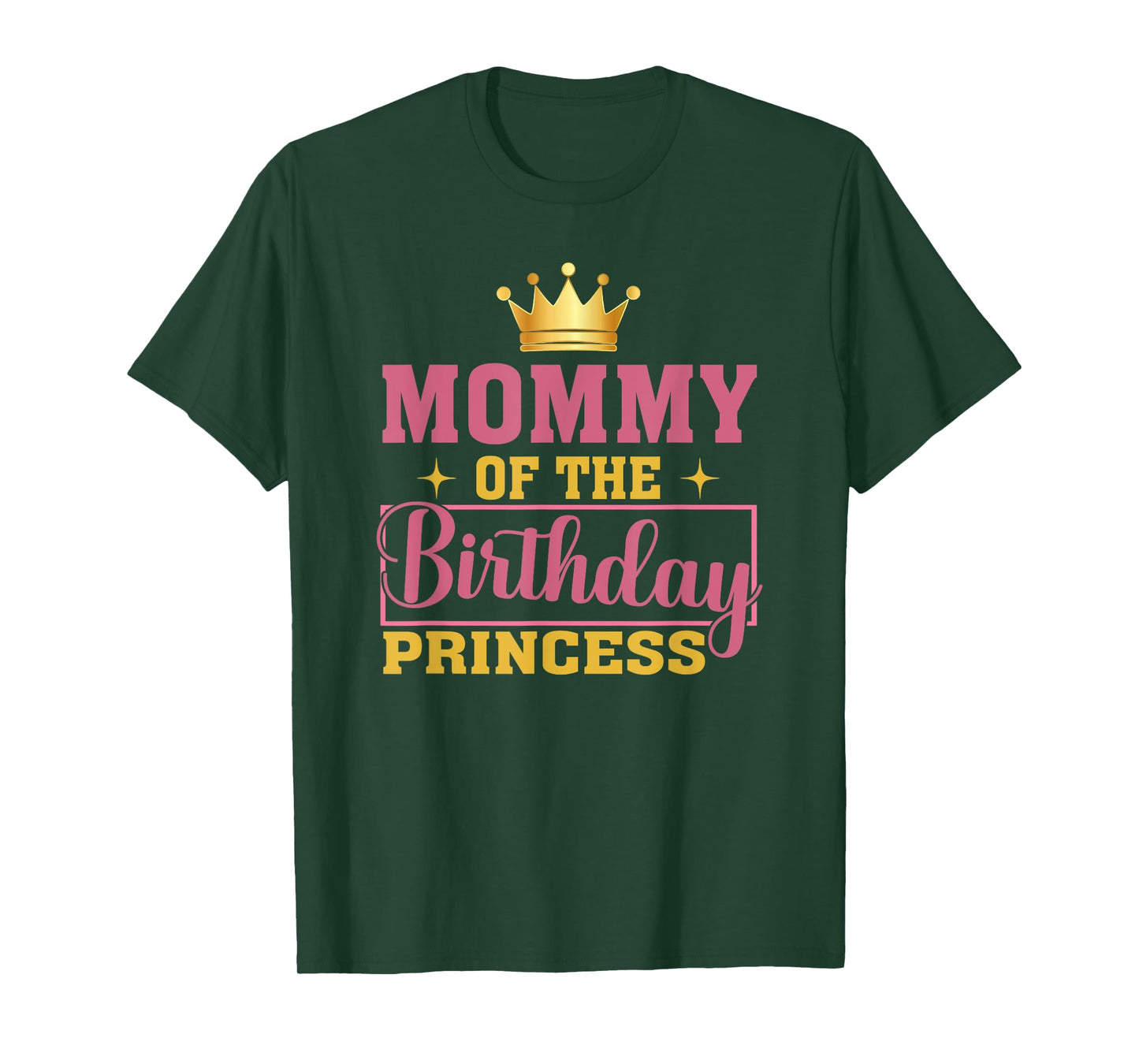 Mommy Of The Birthday Princess Birthday Girl Kid Family T-Shirt