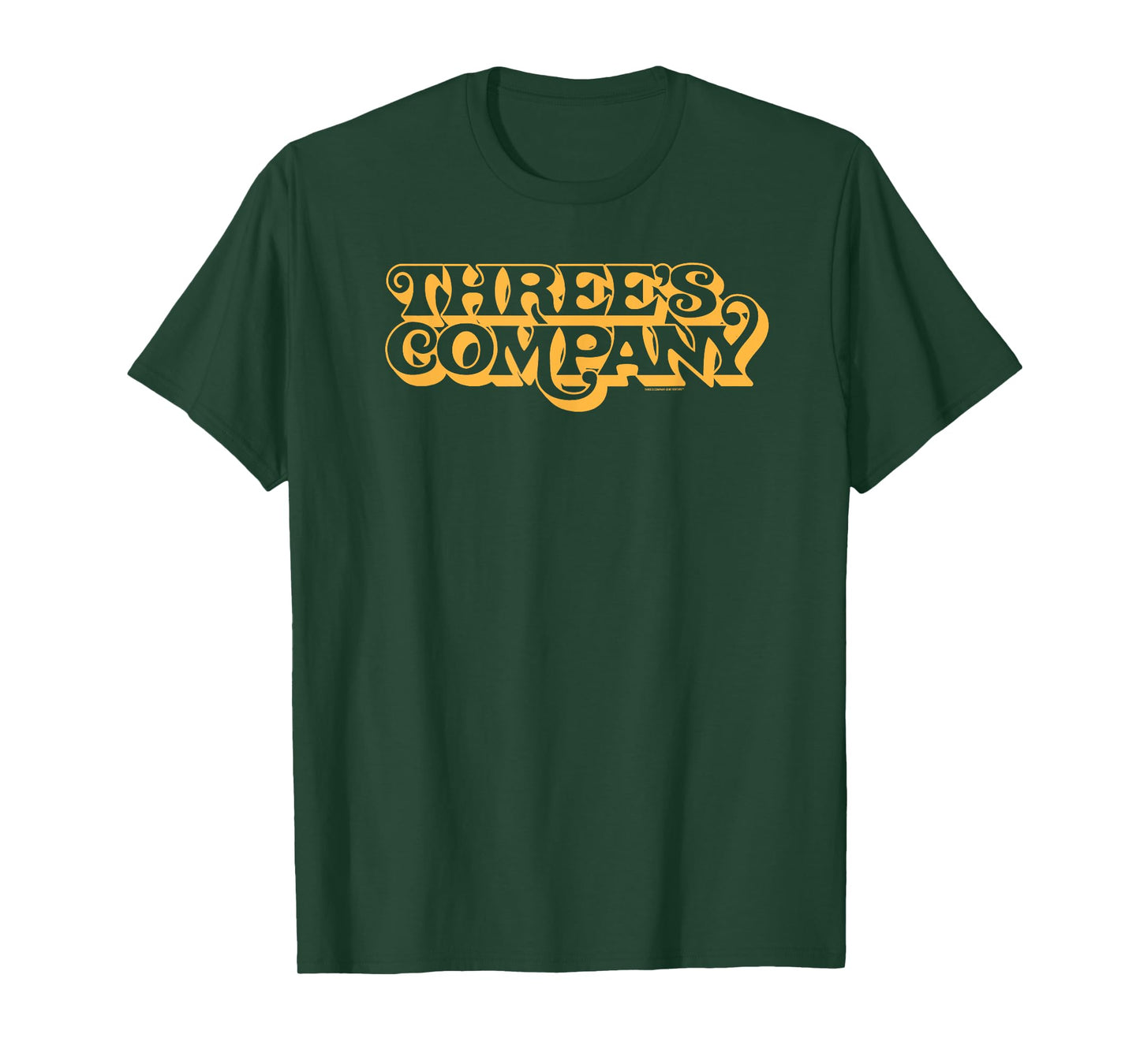 Three's Company Retro TV Show Logo T-Shirt