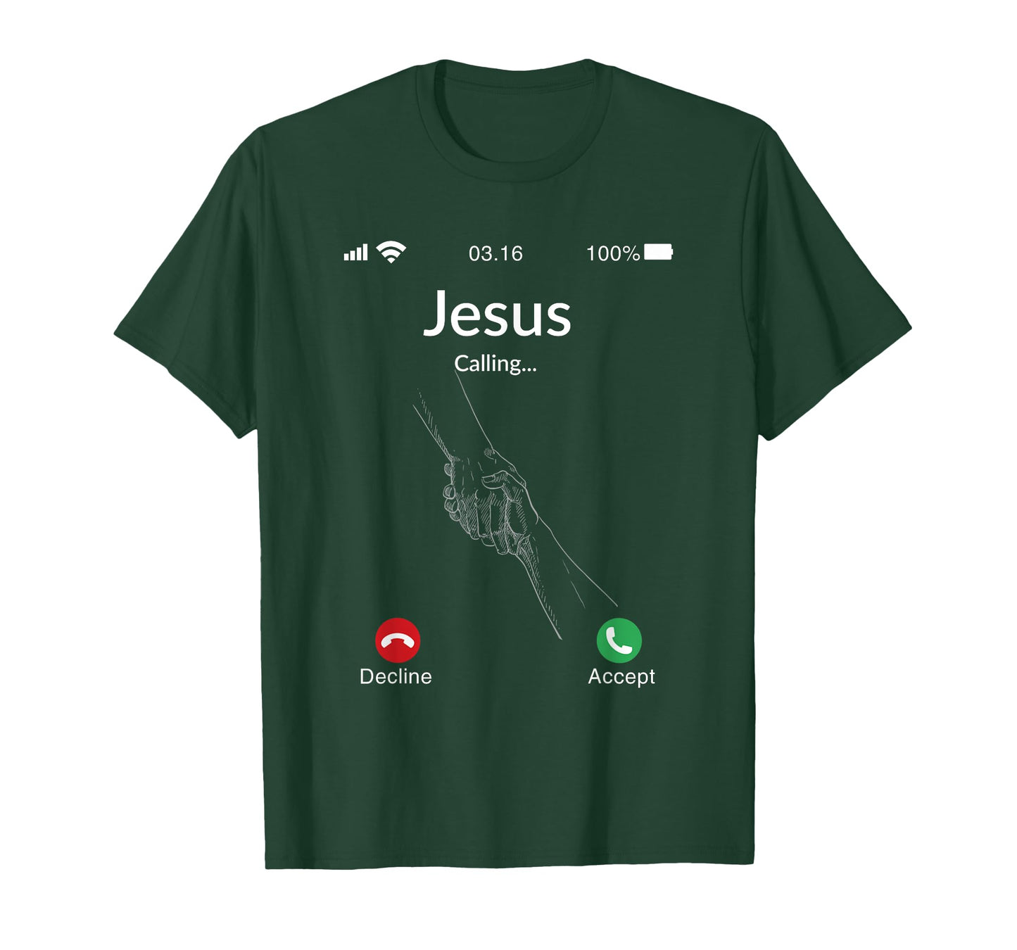 Christian Gift Jesus Is Calling T-Shirt
