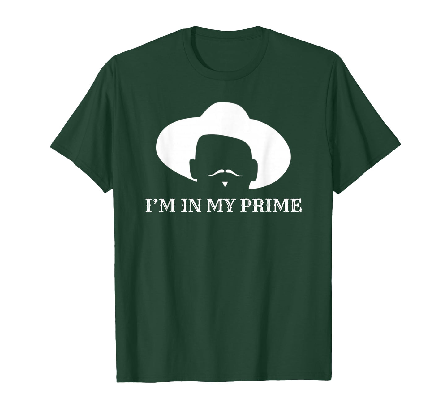 i'm In My Prime -Western Doc Holliday Cowboy Outlaw Mustache T-Shirt