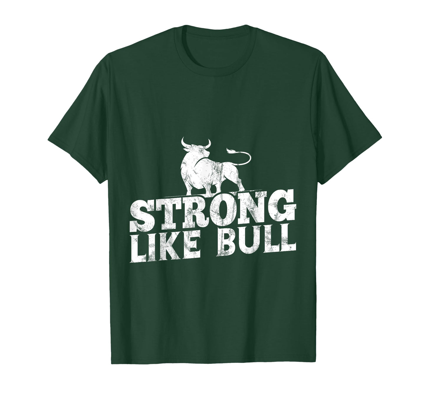 Strong Like A Bull Powerlifting Bodybuilding T-Shirt